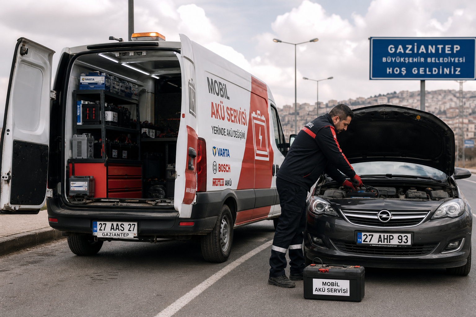 Gaziantep Akü Yol Yardım Numarası
